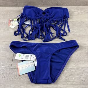 Roxy Womens Small Bikini Set Purple Swimsuit